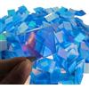 Generic Set di fogli quadrati acrilici iridescenti, mini arcobaleno olografico, piastrelle acriliche arcobaleno per lavori fai da te, progetti di luci e ombre, decorazione per la casa (2 x 2 cm, 100 pezzi)