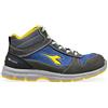 Utility Diadora, Scarpe Antinfortunistiche Unisex, Run Mid S3S FO SR ESD, Colore Castle Rock/Insignia Blue, Taglia 38