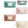 VOSSOT 4 Pezzi Porta Salviette Umidificate, Ricaricabili Portatili Borsa per Salviette Umidificate per Neonati, Borsa per Salviette Umidificate per Salviette Umidificate per Viaggi Casa