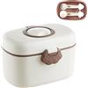 Generico Dispenser Portatile Per Latte In Polvere,Contenitore Per Alimenti E Porta Spuntini - Portatile per Utilizzo Quotidiano a Casa Asilo Viaggi e Cucina