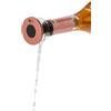 AdHoc FV68 Gusto - Beccuccio e tappo per bottiglia, versatore per vino con chiusura ermetica, per vino, olio e aceto, design piatto per frigorifero, tappo in silicone (rosa)