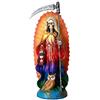 Pacific Giftware Santa Muerte Saint of Holy Death Standing Religious Statue 7.25 Inch Rainbow Tunic Seven Powers Santisima Muerte Sculpture
