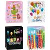 TSI Sacchetti regalo per compleanno, confezione da 12 pezzi, misura media (A x L x P 23 x 18 x 10 cm), art. n. 84114