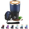 JAPORIA Tazza Termica 600ml 20oz, Bicchiere Termico con Doble Pared Reutilizable, Borraccia Termica in Acciaio Inox, sin BPA, Tazza da Viaggio per Caffe, Termos Caffè para Viajes, Oficina, Deporte, Escuela