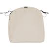 Classic Accessories Montlake Water-Resistant 18 x 18 x 2 pollici Patio Seat Cushion Slip Cover, Antique Beige