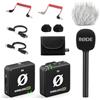 RØDE Rode Wireless ME - Sistema microfono senza fili + adattatore manuale Interview GO + protezione antivento Keepdrum
