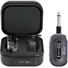 Xvive - AC58 Sistema wireless per chitarra, 5,8 GHz, A58, con custodia di ricarica, per pickup attivo o passivo, basso elettrico/acustico