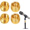 Butyeak Adattatori Filettati per Microfono, Adattatore Asta Microfono, Adattatore per Vite per Microfono, Adattatori da 5/8maschio a 3/8 Femmina, per Accessori per Clip per Supporto per Microfono(4 Pezzi)