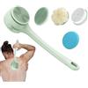 Generico Spazzola Elettrica Rotante, Spazzola Corpo Senza Fili Impermeabile, Detergente Auto-Rotante Impermeabile per Pulizia della Pelle Uomo Donna Corpo Intero Spa Doccia Bagno