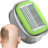 Générique Trimmer per cranio calvo - Trimmer manuale per uso asciutto bagnato per teschi rasati, strumento toelettatura portatile per viso corpo da viaggio Senior Parrucchiere
