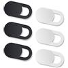 nkomax One Enjoy, copertura per webcam, copertura per webcam, per laptop, 0,027 pollici, ultra sottile, per Echo Spot, smartphone, tablet, MacBook, con forte aderenza (confezione da 6)