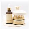 Hamane Beauty, Kit Hammam Total Body con Sapone Nero Marocchino (100 g), Guanto Kessa Esfoliante Panna, Olio di Argan (50 ml) e Massaggiatore Cuoio Capelluto, Profumo Neutro