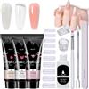 Bsbkoj Kit completo per manicure in gel con lampada UV portatile, adorabile set completo di estensioni in polietilene, per unghie per donne professionali e uso domestico, 57,4 x 33,3 x 30,2 cm
