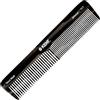 KENT Pettine da toeletta a doppio dente in grafite, pettine per capelli, barba e baffi, pettine per capelli grossolani/fini per uomini, donne e bambini