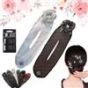 Liocwocne Ball Hair Clip, Flower Hair Bun Roller, Ball Hair Clip Bun Roller, Flower Hair Clip, Lazy Hair Curler Deft Bun, Magic Twist Clip Hair Accessories, Easy Fast Snap Roll Hair Tool (2pcs-C)