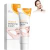 Wonsters Crema sbiancante per ascelle, crema schiarente forte, crema sbiancante alla vitamina C per pelle scura e parti intime, attenua la melanina su ginocchia peeling serum