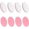 Sibba Spugna per Trucco in Polvere 8 Pezzi Cuscino per Fondotinta Truccare Crema Viso Correttore Correttore Bellezza Blender Supporto Miscelazione Applicatore Mini Copertura Facciale Ragazze (Rosa)