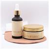 Hamane Beauty, Kit Hammam con Sapone Nero Marocchino (100 g), Guanto Kessa Esfoliante Marrone e Olio di Argan (50 ml), Pulizia Profonda ed Esfoliazione Delicata, Profumo Gelsomino