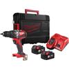 Milwaukee M18 BLPD2-502X - Trapano combinato senza spazzole 18 V 2 x 5,0 Ah agli ioni di litio