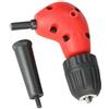 Lecreatekit Adattatore per trapano ad angolo retto a 90 gradi con mandrino senza chiave da 10 mm, attacco coppia 20N·m per spazi ristretti, compatibile con la maggior parte dei trapani elettrici per