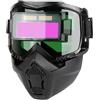 Generic Testa di saldatura con oscuramento automatico, scudo protettivo per saldatura, visiera di saldatura per lavorazione dei metalli e lavori di saldatura