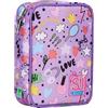 SJ GANG STYLE JAM GANG Astuccio Scuola Speed Pad, Rosa, Portapenne Mono Scomparto Con Plance Amovibili e Penne, Matite, Colori, Accessori Zaino, Elementari, Medie, Bambina