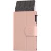ProWallet Portacarte Plus - 8 carte, banconote e monete - Portacarte con cerniera - RFID - Piccolo porta carte di credito - Portafoglio elegante (Pebble Rosa)