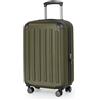 Hauptstadtkoffer Spree - Bagaglio a mano 55 x 35 x 20 cm per la maggior parte delle compagnie aeree, etichetta digitale per bagaglio, valigia da viaggio, valigia rigida, trolley, Verde foresta