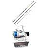 Generico Kit surfcasting canna COLMIC electra 3kw 4,20mt 100-200gr + mulinello SHIZUKA sk7 7000