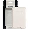 TECHMADE Juventus Portacarte Compatibile MagSafe per iPhone, Anello Adattatore Incluso - Spazio per 3 Carte o Contanti, Sistema di Estrazione Rapida - Blocco RFID, in Eco-Pelle Vegana (NERO)