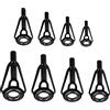 SZXMDKH 8Pcs Anelli Canna da Pesca Occhielli Pesca Guida del Corredo dell'insieme in Acciaio Inox Carbonio Guide per Spinning Canna Guida Canna da Pesca, Acciaio Inox Riparazione Canna Pesca Kit Riparazione