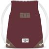 VIKINGS Gym Bag Sack Sacca da ginnastica cotone Sport Donne Uomini Bambini, Farbe Turnbeutel:Bordeaux