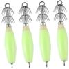 Uonlytech Gancio da Pesca Luminoso 4 Pezzi in Acciaio Inox 8,6 Cm