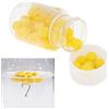 OriGlam 60pcs 8mm Simulazione di esche morbide di mais finto Esche per la pesca alla carpa Esche galleggianti, esche per la pesca alla trota di mais Esca finta con buon profumo