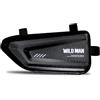 mophrati WILD MAN Borsa per biciclette 1.5L Tubo del telaio EVA Cinghia adesiva Borsa per bici Outdoor Portable Cycling Keys Pack