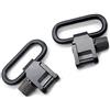Trirock 2-pack Black 1 Inch Quick Detachable Heavy Duty Sling Swivel for Rifle Sling Quick Release gun Swivels for gun sling
