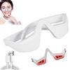 Generic Revital Eyes, occhiali a luce rossa, ricaricabile tramite USB, dispositivo per terapia della luce rossa, 3 marce, 4 modalità, dispositivo 3D per rimuovere occhiaie, gonfiore, anti invecchiamento