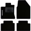 QUEMAR Tappetini Auto per Nissan Qashqai J10, Bordo Antracite, 1 Ricamo | 2006-2014 / Kit Tappeti Moquette e Gomma su Misura / Set 2 Anteriori + 2 Posteriori / Ricami e Colori Personalizzati
