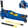Generico Cric Auto Sollevatore idraulico Crick Professionale 4t Ribassato Doppio Pistone, Ruote Bidirezionali a Cuscinetto