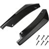 Bpjikxf Kit Di Protezione Per Estensione Della Minigonna Laterale Universale Per Spoiler Posteriore Per Auto 2 Pezzi Accessori Per Golf 7 Minigonne Laterali Auto(Nero)