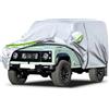 JUDANNA Copertura impermeabile per auto adatta per Land Rover Defender 90 1990-2016, copertura completa per auto, telo di copertura per auto, protezione per tutto il tempo all'aperto per pioggia, sole