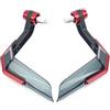 IBNBRO Paramani Per Moto Universale Per Kawasaki Z750 Z800 Per Z900 Z1000 Per Versys 650 Per Versys 1000 NINJA300 Per Z900RS Lega Alluminio Moto Protezione Della Mano 22MM Paramani Manubrio(Red)