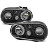Shop Import - Coppia di fari V- Golf 4 97-03 Look R32, colore: nero