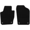 Wielganizator Tappetini auto in velluto su misura, compatibili con Seat Ibiza IV 6J (2008-2017) | Qualità: base - vestibilità precisa - fondo antiscivolo - 2 pezzi - nero