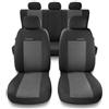 Mossa Coprisedili compatibili con Kia Venga (2009-2019) - fodere sedili auto - set coprisedili auto universali - UNE-2