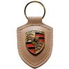 Porsche Stemma portachiavi pelle beige/911 718 Boxster Macan Cayenne