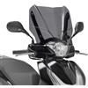 FAR D1128S|126 PARABREZZA VISIERA SCHERMO CUPOLINO PARAVENTO GIVI COMPATIBILE CON HONDA SH 125 150 i ABS 2016 MOTO SCOOTER