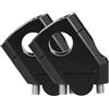 GXFCASE Moto Riser Per BMW R850R F800ST R1150R R 850R F 800 ST R 1150 R Moto Manubrio Riser Bar Mount Maniglia Morsetto Manubrio Riser Morsetto(22mm Black)