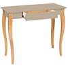 Ragaba LILLO Scrivania con Cassetto 85x40cm | Gambe in Legno, Certificato FSC, Montaggio Facile | Beige Marrone