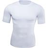 UxicRuya Maglietta Muscoli Uomo con Effetto Realistico Camicia Muscolare Finta Maglietta Uomo Simulazione Corpo Indumento Imbottito Invisibile Materiale Nylon, L